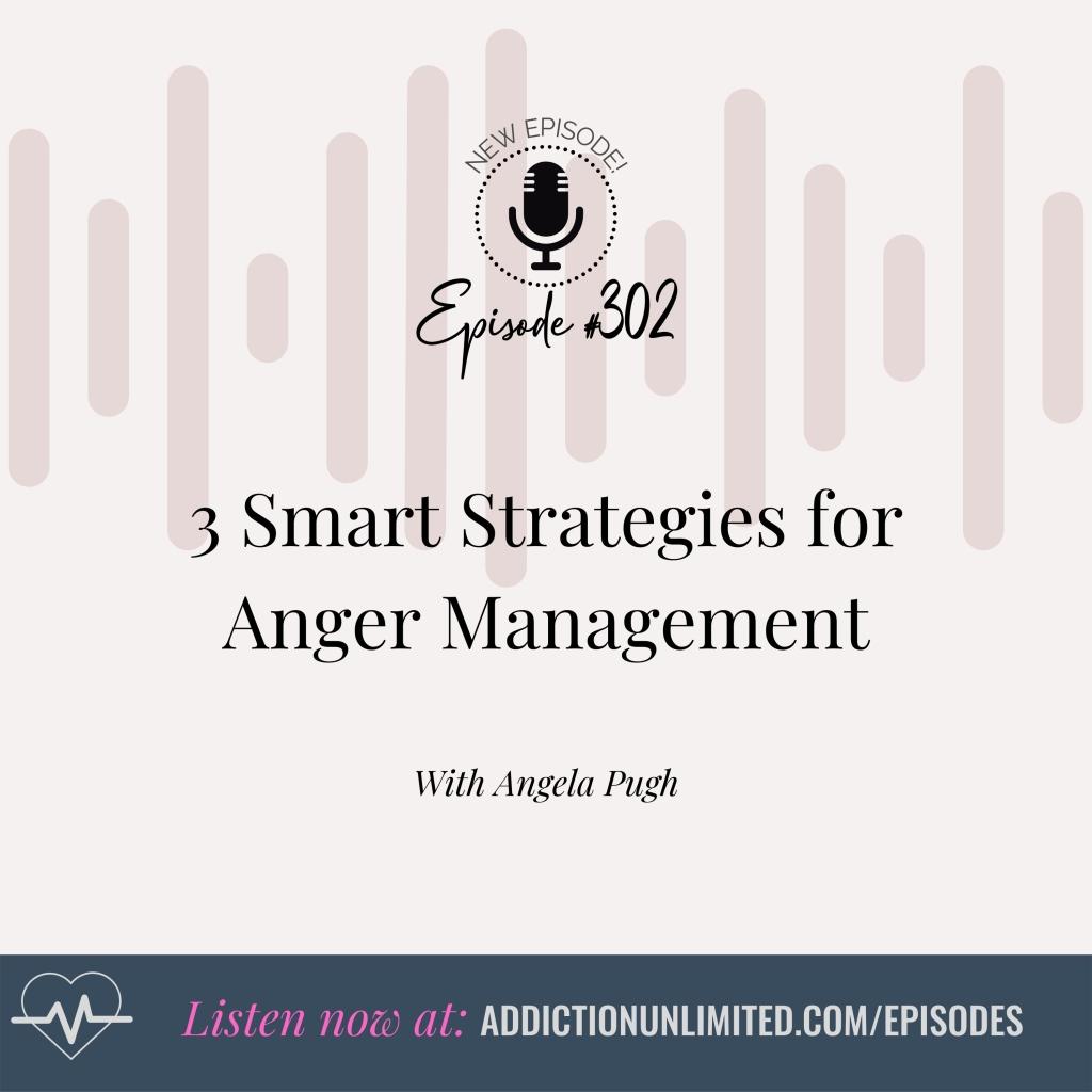 Podcast talking about anger management strategies.