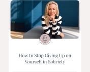 Angela Pugh on the Addiction Unlimited episode cover: About to give up? You still have a choice.